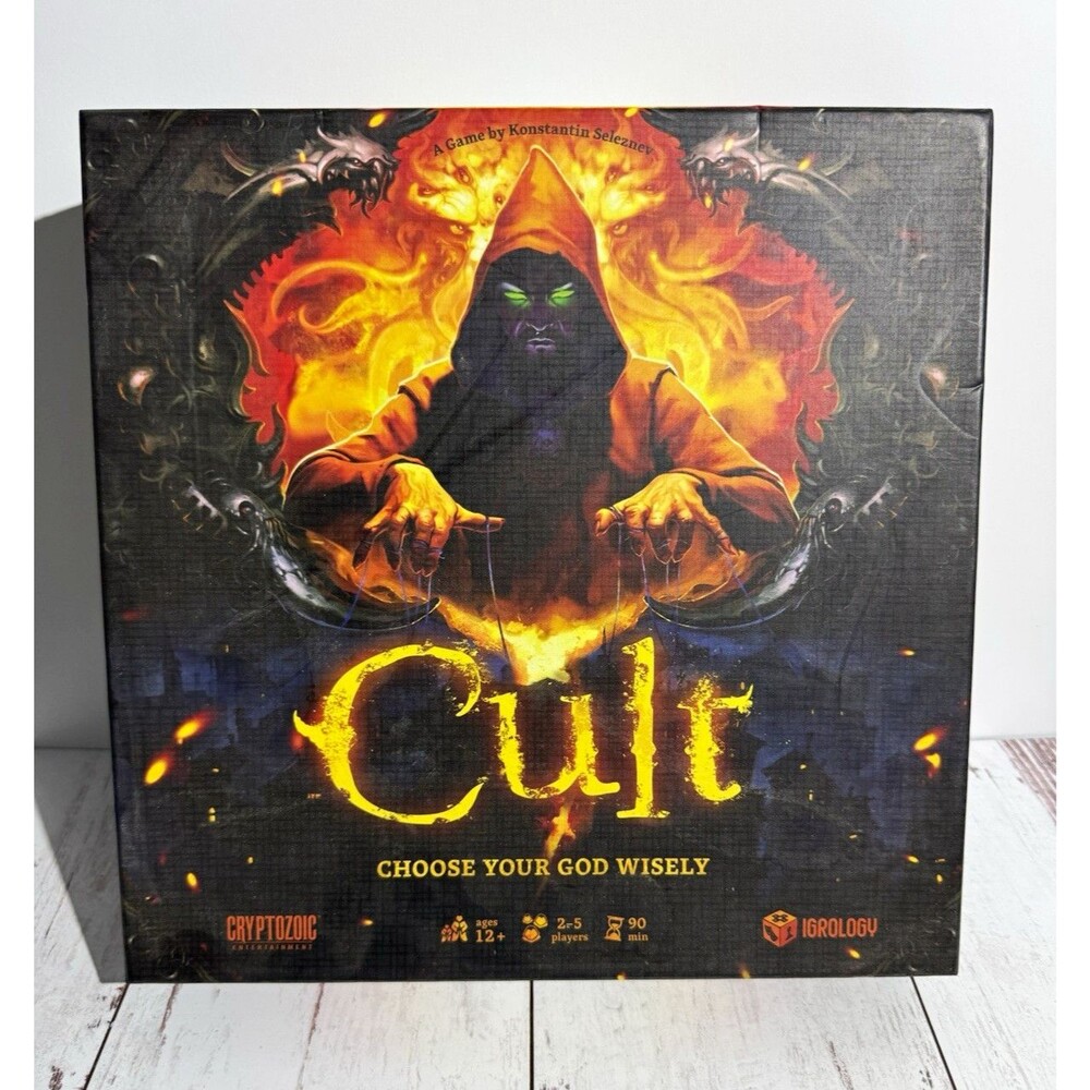 Cryptozoic Entertainment Cult Fantasy Board Game Miniatures 2-5P Ages 12+ 2018